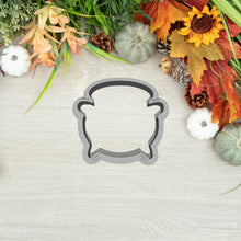 Kép betöltése a galériamegjelenítőbe: Boszorkány üst - Halloween Linzer Közép Kiszúró - Süthet3d