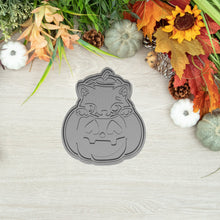 Kép betöltése a galériamegjelenítőbe: Cica Tökben #2 Sütikiszúró - Halloween - Süthet3d