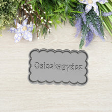 Încărcați o imagine în vizualizatorul galeriei: "Csicsk@gyász" Feliratos Sütikiszúró - Trágár szöveg - Süthet3d