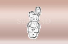 Încărcați o imagine în vizualizatorul galeriei: Egész Alakos Nyuszi #4 Húsvéti Sütikiszúró - Süthet3d