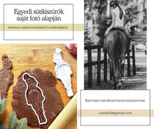 Kép betöltése a galériamegjelenítőbe: Egyedi Sütikiszúró Saját Fénykép Alapján 1 Emberről+ 1 Kiskedvencről - Süthet3d