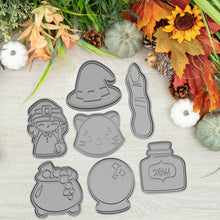 Încărcați o imagine în vizualizatorul galeriei: Halloween Boszorkány Sütikiszúró Szett 7db - Halloween - Süthet3d