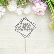 Încărcați o imagine în vizualizatorul galeriei: Happy Birthday4 Tortabeszúró / Cupcake Díszítő - Süthet3d