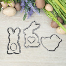 Încărcați o imagine în vizualizatorul galeriei: Húsvéti Linzer Kiszúró Szett Változatos Körvonallal #2 - Süthet3d