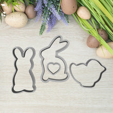 Încărcați o imagine în vizualizatorul galeriei: Húsvéti Linzer Kiszúró Szett Változatos Körvonallal - Süthet3d