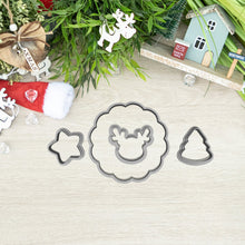 Încărcați o imagine în vizualizatorul galeriei: Karácsonyi Linzer MINI Kiszúró Kis Szett - Süthet3d