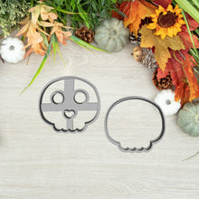 Încărcați o imagine în vizualizatorul galeriei: Koponya Linzer Sütikiszúró Szett - Halloween - Süthet3d