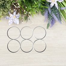 Kép betöltése a galériamegjelenítőbe: Kör Linzer Körvonal Kiszúró Panel Hókiflihez 6 dbos - Süthet3d