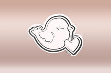 Kép betöltése a galériamegjelenítőbe: Madárka Szivecskével Sütikiszúró - Anyák napja - Süthet3d