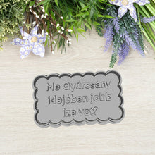 Încărcați o imagine în vizualizatorul galeriei: "Me Gyúrcsány idejében jobb íze vót?" Feliratos Sütikiszúró - Trágár szöveg - Süthet3d