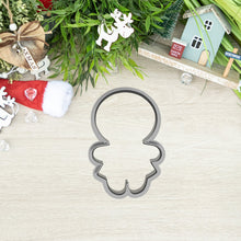 Încărcați o imagine în vizualizatorul galeriei: Mézi Lány Karácsonyi Linzer Körvonal Kiszúró - Süthet3d