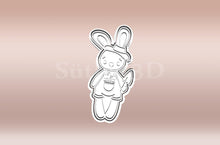 Încărcați o imagine în vizualizatorul galeriei: Nyuszi Ásóval Húsvéti Sütikiszúró - Süthet3d