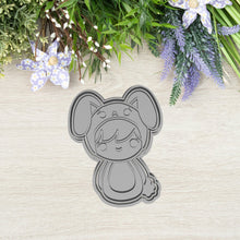 Încărcați o imagine în vizualizatorul galeriei: Nyuszi jelmezes gyerek Sütikiszúró - Húsvéti - Süthet3d