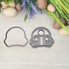 Încărcați o imagine în vizualizatorul galeriei: Nyuszi popó Linzer Sütikiszúró Szett - Húsvét - Süthet3d