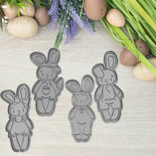 Încărcați o imagine în vizualizatorul galeriei: Nyuszi szett 4db - os Húsvéti Sütikiszúró - Süthet3d