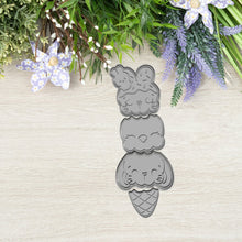 Încărcați o imagine în vizualizatorul galeriei: Nyuszifagyi 4 részes Sütikiszúró szett - Húsvéti - Süthet3d