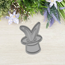 Kép betöltése a galériamegjelenítőbe: Nyuszifül Kalapból - Farsangi Sütikiszúró - Süthet3d