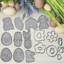 Încărcați o imagine în vizualizatorul galeriei: Óriás Tavaszi Sütikiszúró Szett - Húsvét - Süthet3d