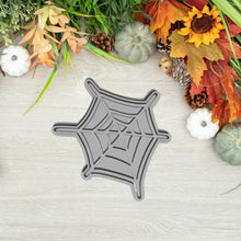 Kép betöltése a galériamegjelenítőbe: Pókháló Sütikiszúró Kerek - Halloween - Süthet3d