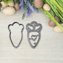 Încărcați o imagine în vizualizatorul galeriei: Répa Szívecskés Linzer Sütikiszúró Szett - Húsvét - Süthet3d
