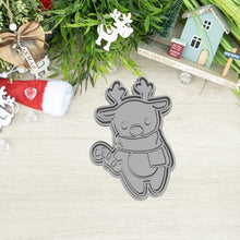 Încărcați o imagine în vizualizatorul galeriei: Szarvas Sállal - Karácsonyi Sütikiszúró - Süthet3d