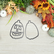 Kép betöltése a galériamegjelenítőbe: Tök Linzer Sütikiszúró Szett #7 - Halloween - Süthet3d