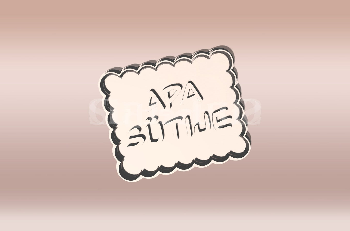 Apa Sütije Sütikiszúró - Apák napja - Süthet3d