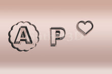 Încărcați o imagine în vizualizatorul galeriei: Apák Napi Linzer Kiszúró Szett Szív (4 részes) - Süthet3d