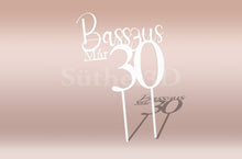 Încărcați o imagine în vizualizatorul galeriei: Basszus Már Egyedi Számos Tortabeszúró / Topper - Süthet3d