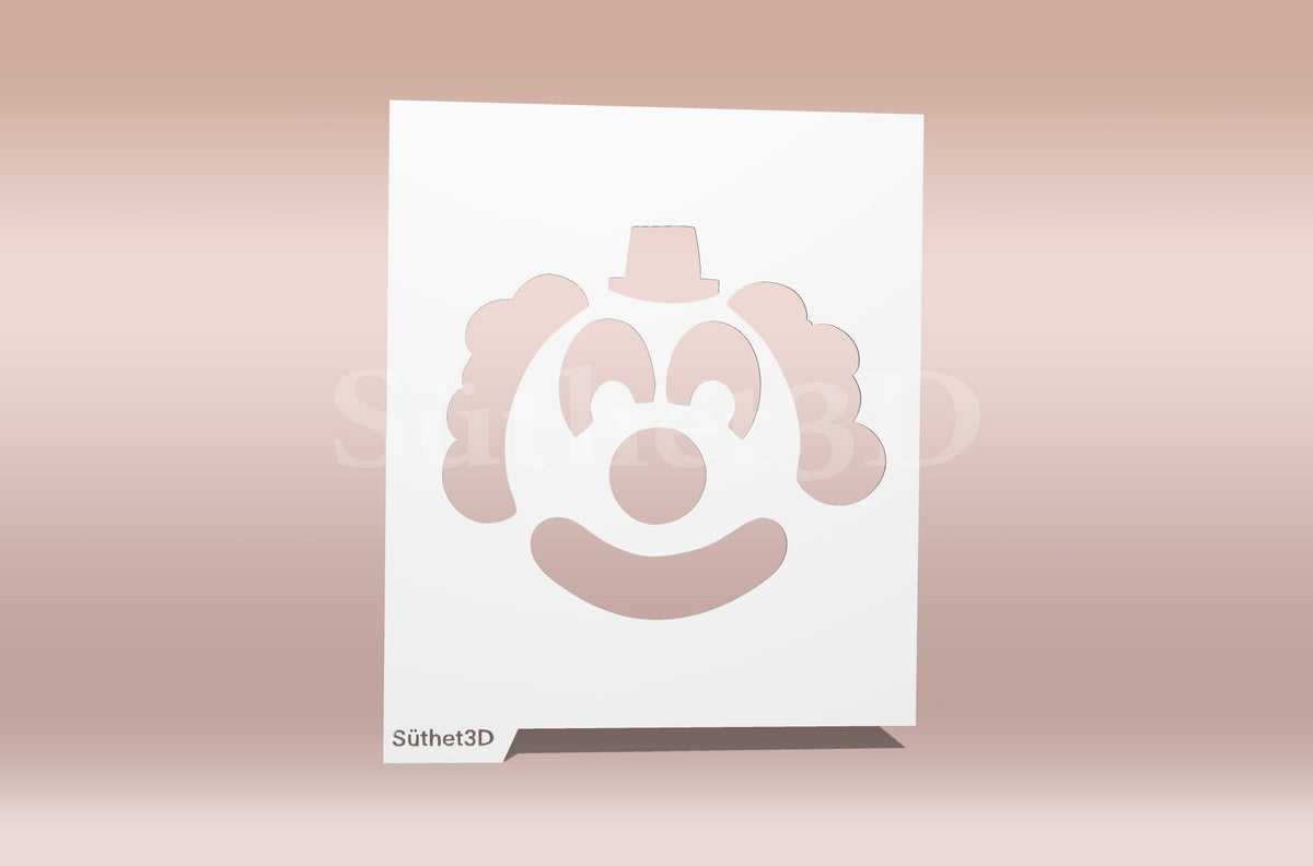 Bohóc Stencil - Süthet3d