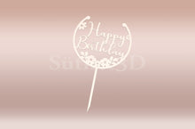 Încărcați o imagine în vizualizatorul galeriei: Boldog Szülinapot Tortabeszúró / Cupcake Díszítő - Süthet3d