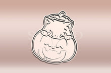 Kép betöltése a galériamegjelenítőbe: Cica Tökben #2 Sütikiszúró - Halloween - Süthet3d