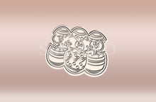 Încărcați o imagine în vizualizatorul galeriei: Csibék Tojásból Sütikiszúró - Húsvéti - Süthet3d