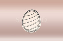 Încărcați o imagine în vizualizatorul galeriei: Csíkos Tojás #2 Sütikiszúró - Húsvéti - Süthet3d