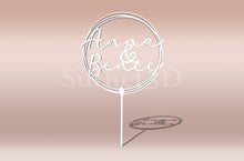 Încărcați o imagine în vizualizatorul galeriei: Egyedi Neves Tortabeszúró / Topper #2 - Süthet3d