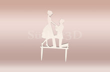 Kép betöltése a galériamegjelenítőbe: Esküvő #5 Tortabeszúró / Cupcake Díszítő - Süthet3d