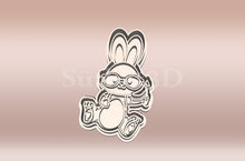 Încărcați o imagine în vizualizatorul galeriei: Festő Nyuszi Tojással Sütikiszúró - Húsvéti - Süthet3d