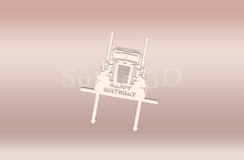 Kép betöltése a galériamegjelenítőbe: Happy Bithday kamion Tortabeszúró / Cupcake Díszítő - Süthet3d