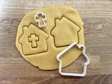 Încărcați o imagine în vizualizatorul galeriei: Házikó Karácsonyi Linzer Kiszúró Kereszt közép Szett - Süthet3d