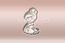 Kép betöltése a galériamegjelenítőbe: Hercegnő #7 Sütikiszúró - Süthet3d