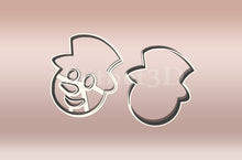 Încărcați o imagine în vizualizatorul galeriei: Hóember - Karácsonyi Linzer Kiszúró Szett - Süthet3d