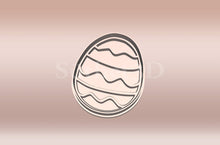 Încărcați o imagine în vizualizatorul galeriei: Hullámos Tojás Sütikiszúró - Húsvéti - Süthet3d