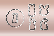 Încărcați o imagine în vizualizatorul galeriei: Húsvéti Csak Nyuszi Linzer Kiszúró Szett - Süthet3d