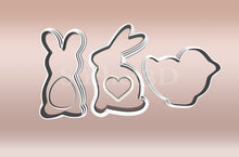 Încărcați o imagine în vizualizatorul galeriei: Húsvéti Linzer Kiszúró Szett Változatos Körvonallal #2 - Süthet3d