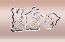 Încărcați o imagine în vizualizatorul galeriei: Húsvéti Linzer Kiszúró Szett Változatos Körvonallal #3 - Süthet3d