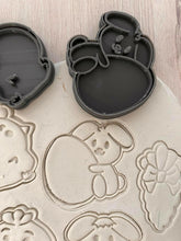 Kép betöltése a galériamegjelenítőbe: Húsvéti Nyusz,i Csibe, Tojás Sütikiszúró - Süthet3d