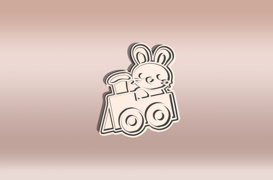 Húsvéti Vonat Sütikiszúró #1 - Húsvéti - Süthet3d