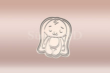 Kép betöltése a galériamegjelenítőbe: Kisfiú Nyuszi Sütikiszúró - Húsvéti - Süthet3d