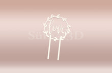 Kép betöltése a galériamegjelenítőbe: Love felirat #4 Tortabeszúró / Cupcake Díszítő - Süthet3d