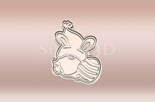 Încărcați o imagine în vizualizatorul galeriei: Manó Csíkos Tojással Sütikiszúró - Húsvéti - Süthet3d